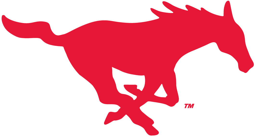Southern Methodist Mustangs 1963-2007 Primary Logo iron on transfers for T-shirts